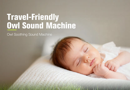 Portable White Noise Machine – Travel-Friendly Sleep Sound Machine with Smart Cry Detection
